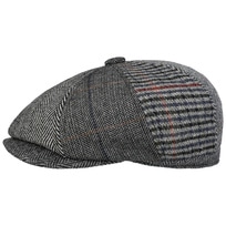 8 Panel Patchwork Flat Cap by Lipodo - 32,95 &euro;