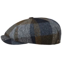 8 Panel Wool Check Flat Cap by Balmoral - 123,95 &euro;
