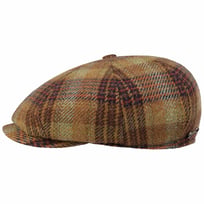 8 Panel Wool Garage Flat Cap by Stetson - 1289,00 kr