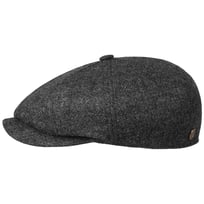 8 Panel Wool Twill Flat Cap by Balmoral - 1079,00 kr