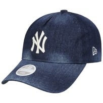 9Twenty Washed Denim Yankees Cap by New Era - 519,00 kr