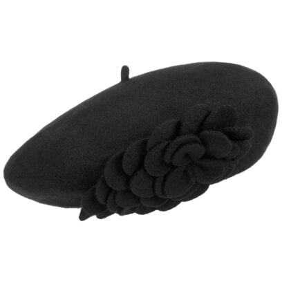 Agris Flower Wool Basque Beret by Lierys - 83,95 &euro;