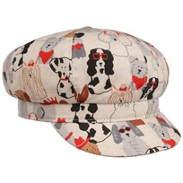 Allover Dogs Newsboy Cap by Lierys - 62,95 &euro;