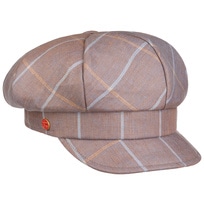Anja Check Linen Newsboy Cap by Mayser - 83,95 &euro;