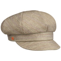 Anja Stripes Linen Newsboy Cap by Mayser - 83,95 &euro;