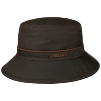 Avasun Waxed Cotton Bucket Stoffhatt by Stetson - 739,00 kr