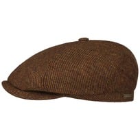 BeBendavoa Wool 6 Panel Flat Cap by Stetson - 849,00 kr