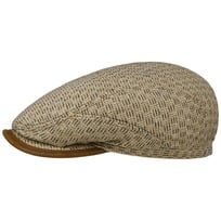 Belfast Cotton Mix Structure Flat Cap by Stetson - 1709,00 kr