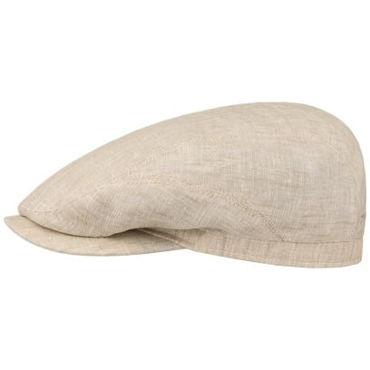 Belfast Linen Summer Flat Cap by Stetson - 123,95 &euro;
