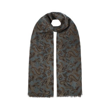 Belsay Paisley Wool Scarf by Stetson - 82,95 &euro;