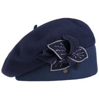 Beret i Tovet Ull med Blomst by Lierys - 1319,00 kr