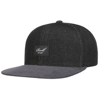 Black Denim Suede Cap by Reell - 42,95 &euro;