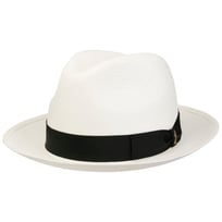 Black Trim Small Panama Hat by Borsalino - 390,95 &euro;
