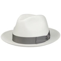 Black Trim Small Panama Hat by Borsalino - 390,95 &euro;
