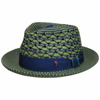 Blue & Green Panama-hatt by Alfonso D�Este - 2419,00 kr