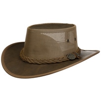 Brandon Mesh Crown Leather Hat by Scippis - 72,95 &euro;