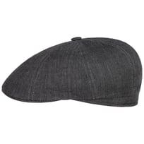 Bricksford 8 Panel Lin Flat Cap by Stetson - 1279,00 kr