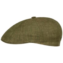 Bricksford 8 Panel Linen Flat Cap by Stetson - 123,95 &euro;