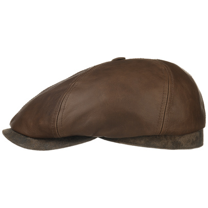 Brooklin Leather Flat Cap by Stetson - 155,95 &euro;