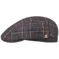 Burndell Check Flat Cap med Alpakka by Lierys Gold - 1259,00 kr