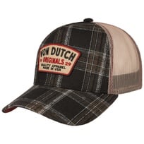 CASQUETTE Baseball A CARREAUX AVEC PATCH VD by Von Dutch - 429,00 kr