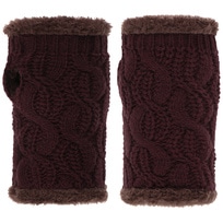 Cable Knit Wrist Warmers by Seeberger - 32,95 &euro;