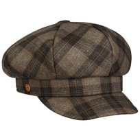 Camilla Silk Check Newsboy Cap by Mayser - 83,95 &euro;