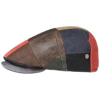 Capri Bic Leather Patchwork Flat Cap by Lierys - 123,95 &euro;
