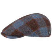 Capri Check Virgin Wool Flat Cap by Lierys - 969,00 kr