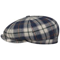 Caroma Check 8 Panel Flat Cap by JJ Hats - 959,00 kr