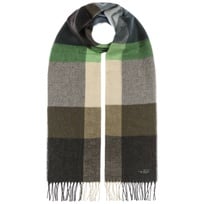 Cashmink Big Check Skjerf med Frynser by Fraas - 369,00 kr