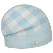 Check Headsock Lue i Tovet Ull by Seeberger - 519,00 kr
