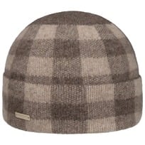 Check Lue i Tovet Ull med Fold by Seeberger - 519,00 kr