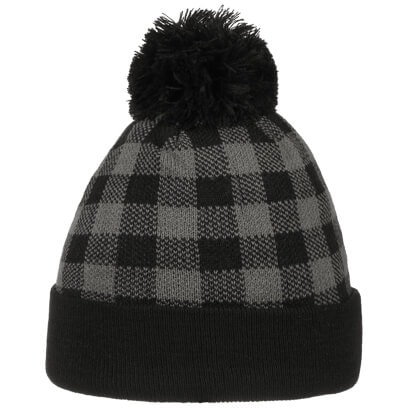 Checked Beanie Bobble Hat - 14,95 &euro;