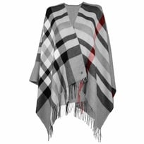 Checked Poncho by Fraas - 83,95 &euro;