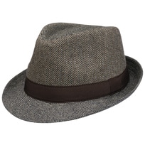 Classic Herringbone Cloth Trilby Hat by Lipodo - 38,95 &euro;