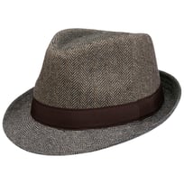 Classic Herringbone Trilby Stoffhatt by Lipodo - 449,00 kr
