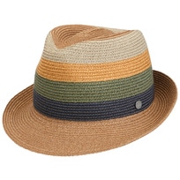 Colour Blocks Hemp Trilby Hat by Lierys - 134,95 &euro;