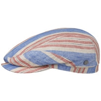 Colour Stripes Linen Flat Cap by Lierys - 62,95 &euro;