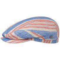 Colour Stripes Linen Flat Cap by Lierys - 729,00 kr