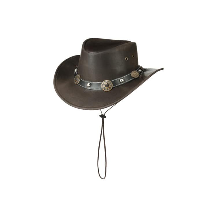 Mexican Palm Straw Hat with Chin Strap by Stetson - 99,00 £