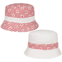 Cotton Check Bucket Vendbar Hatt by McBURN - 369,00 kr