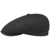 Cotton Twill Flat Cap by Stetson - 749,00 kr