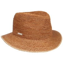 Crochet Crown Raffia Hat by Seeberger - 99,95 &euro;