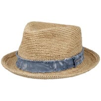 Crochet Raffia Fedora Str�hatt by Stetson - 1289,00 kr