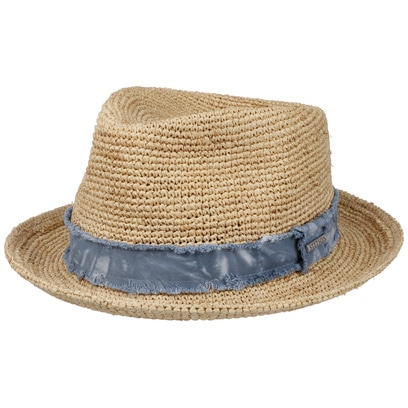 Crochet Raffia Fedora Straw Hat by Stetson - 155,95 &euro;