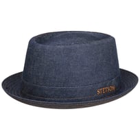 Danvick Denim Pork Pie Stoffhatt by Stetson - 1069,00 kr