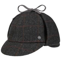 Deerstalker Check Cap by Lierys - 969,00 kr