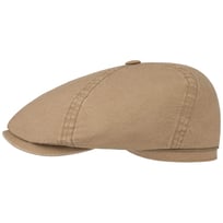 Delave Organic Cotton Flat Cap by Stetson - 739,00 kr