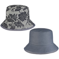Denim Flowers Reversible Hat by bedacht - 83,95 &euro;
